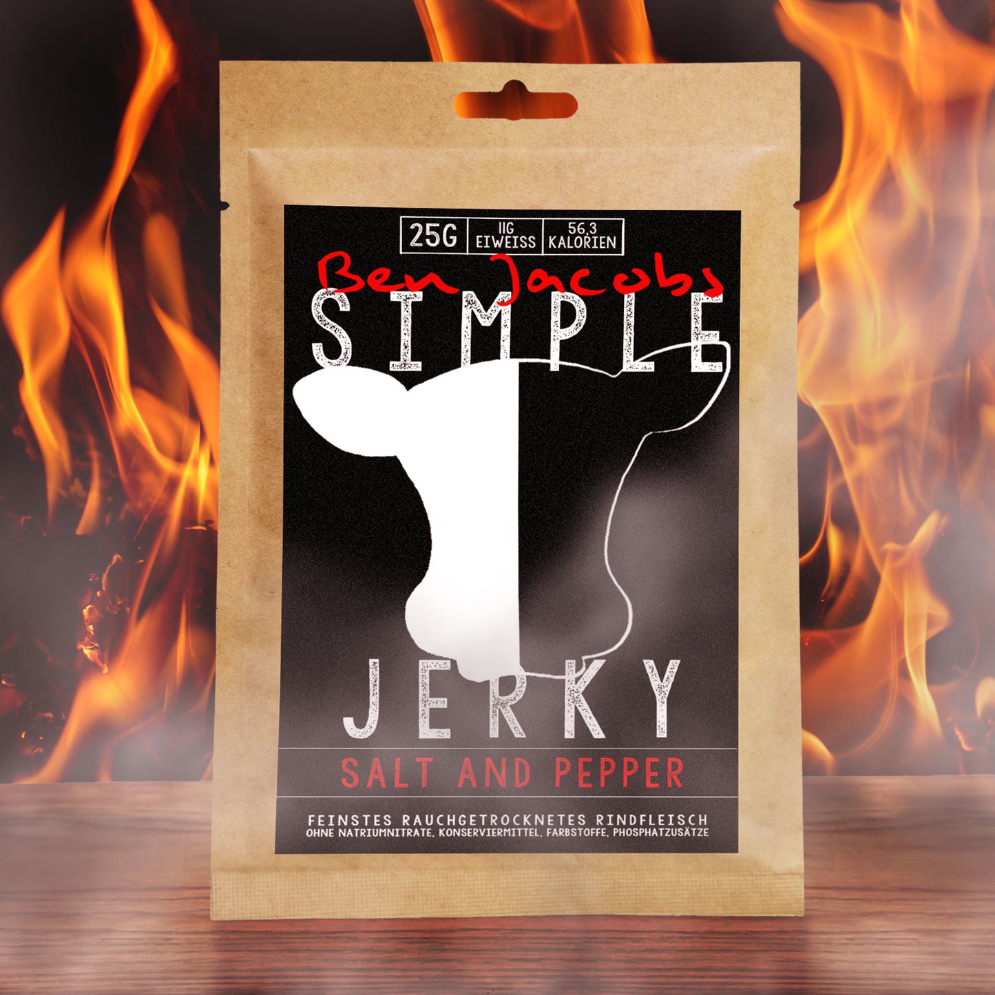 Simple Jerky - Salt & Pepper (25g)