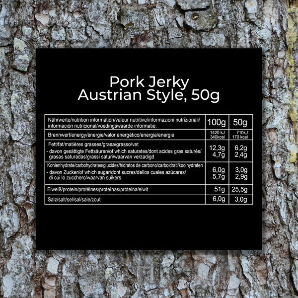 Pork Jerky - Austrian Style (50g)