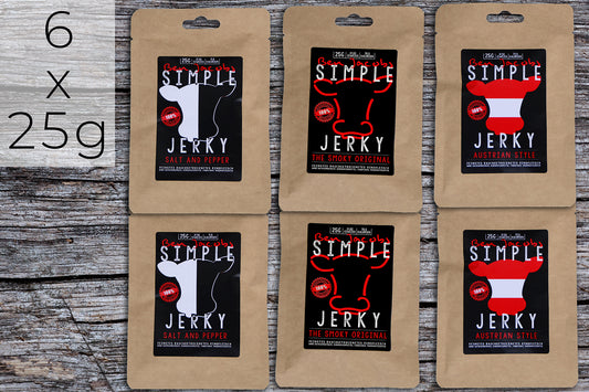 Simple Jerky - Light Mild Box (6 x 25g)