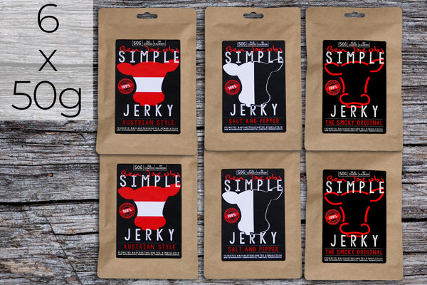 Simple Jerky - Big Mild Box (6 x 50g)
