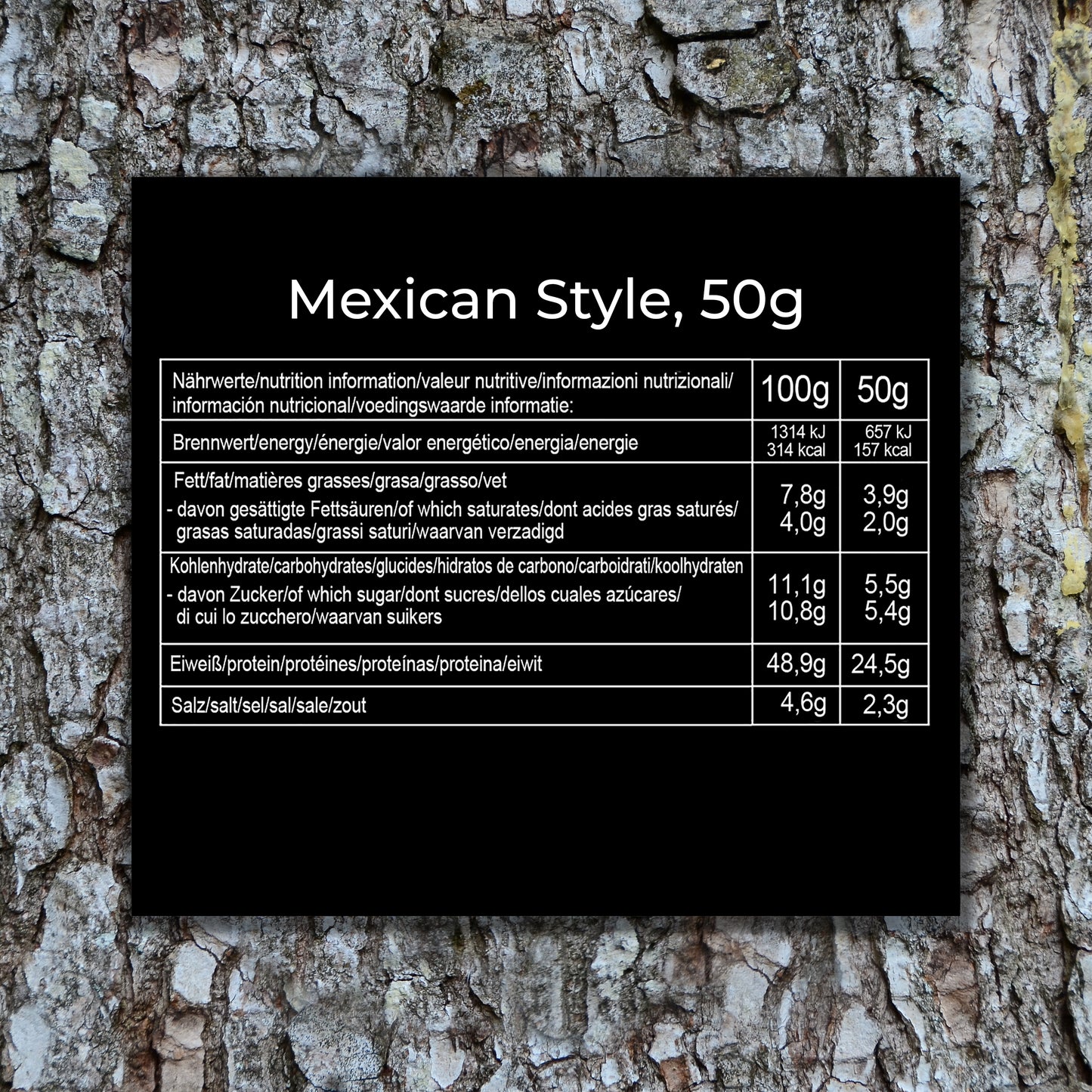 Mexican Style (50g) Nährwerte